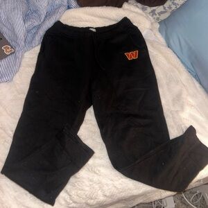 Antigua Washington Commanders Black Sweatpants